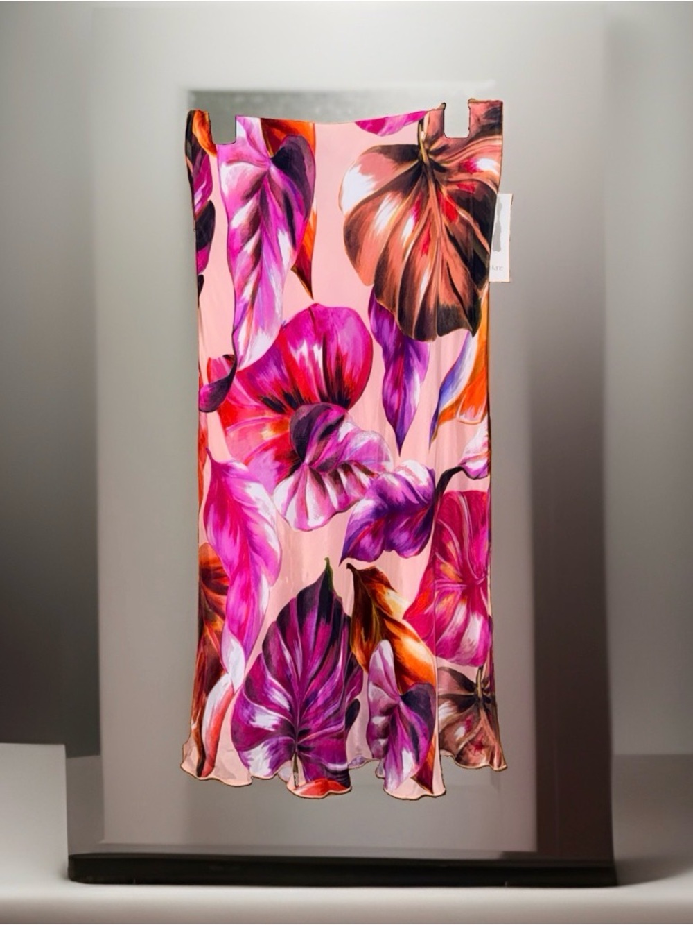Karen Kane Pink Floral Maxi Skirt